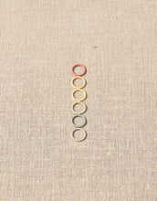 Load image into Gallery viewer, Cocoknits Earth Tone Ring Stitch Markers