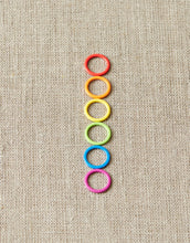 Load image into Gallery viewer, Cocoknits Colourful Ring Stitch Markers