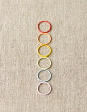 Load image into Gallery viewer, Cocoknits Colourful Ring Stitch Markers